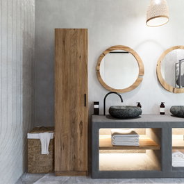 Hanah Home Yaman 1 Door - Nogal